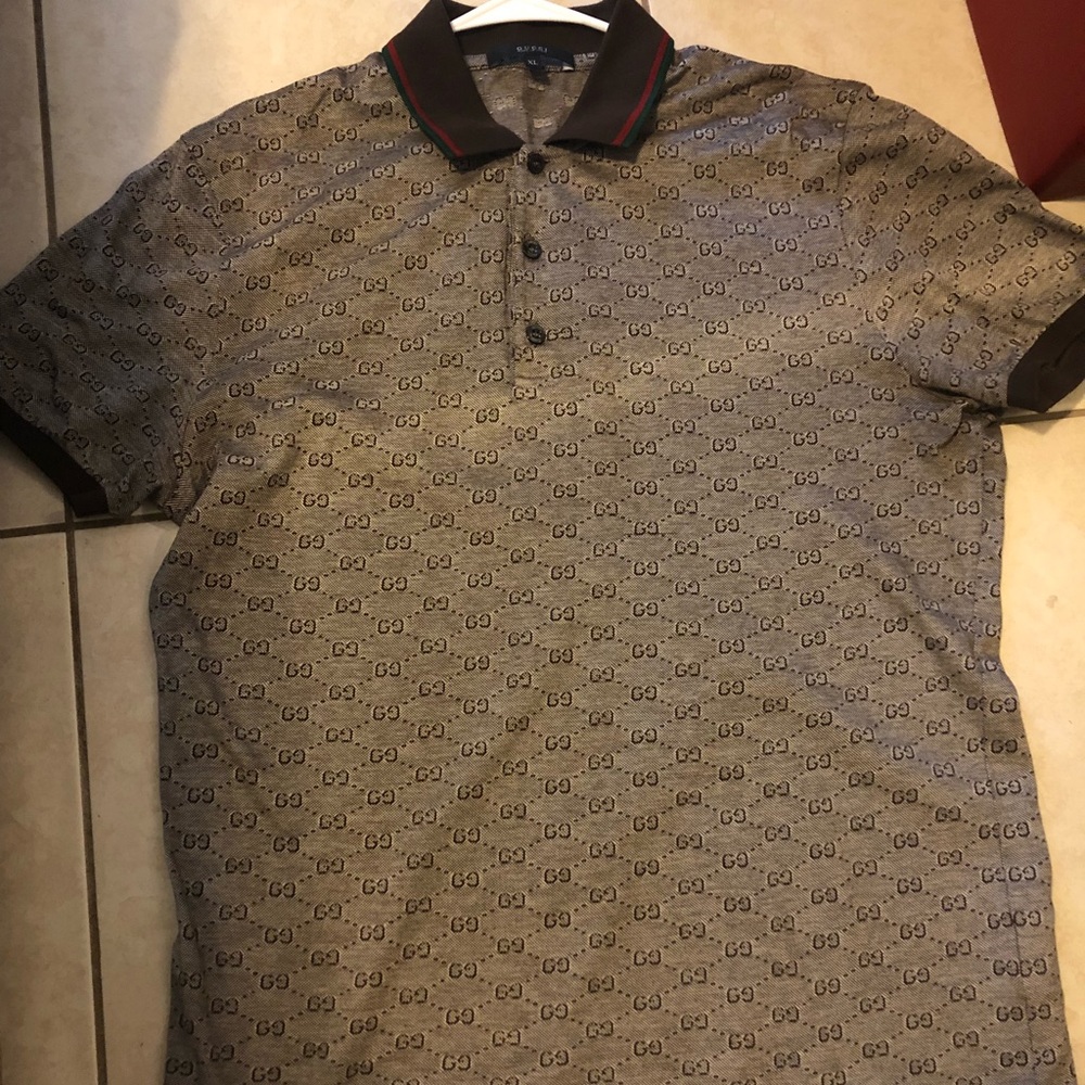 Gucci shirt worn lightly